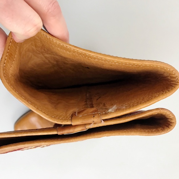 VINTAGE Moroccan Kilim Woven Wool Leather Boots SZ 37 Boho Gypsy Handmade - Picture 9 of 15